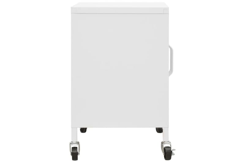 Förvaringsskåp vit 60x35x49 cm stål - Vit - Förvaring - Kontorsförvaring - Hurtsar