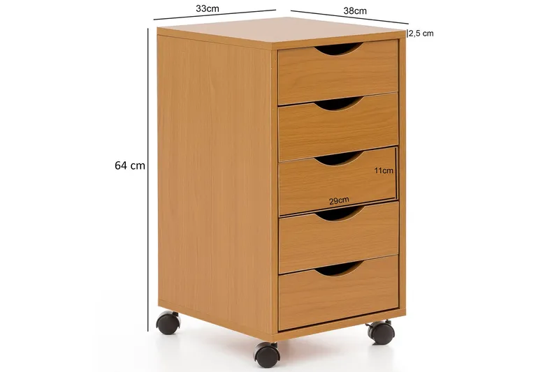 Javarris Hurts 33x38 cm - Trä/natur - Förvaring - Kontorsförvaring - Hurtsar