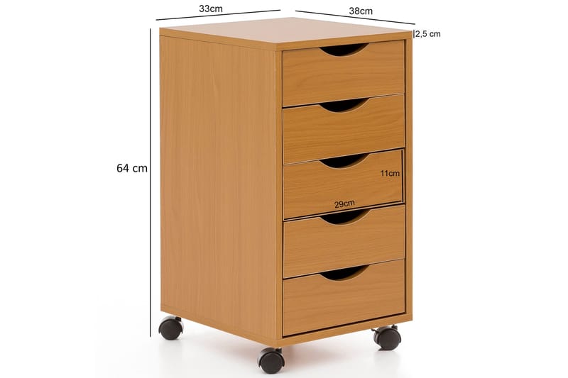 Javarris Hurts 33x38 cm - Trä/natur - Förvaring - Kontorsförvaring - Hurtsar