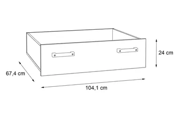 Lazarius låda med hjul 67x84 cm - Brun - Förvaring - Kontorsförvaring - Hurtsar