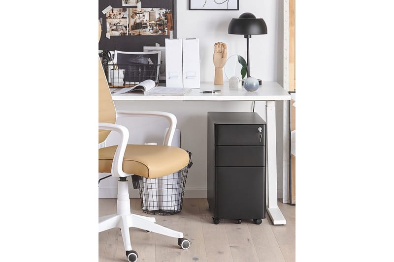 Lubriano Kontorshurts 30x50 cm - Metall/Svart - Förvaring - Kontorsförvaring - Hurtsar