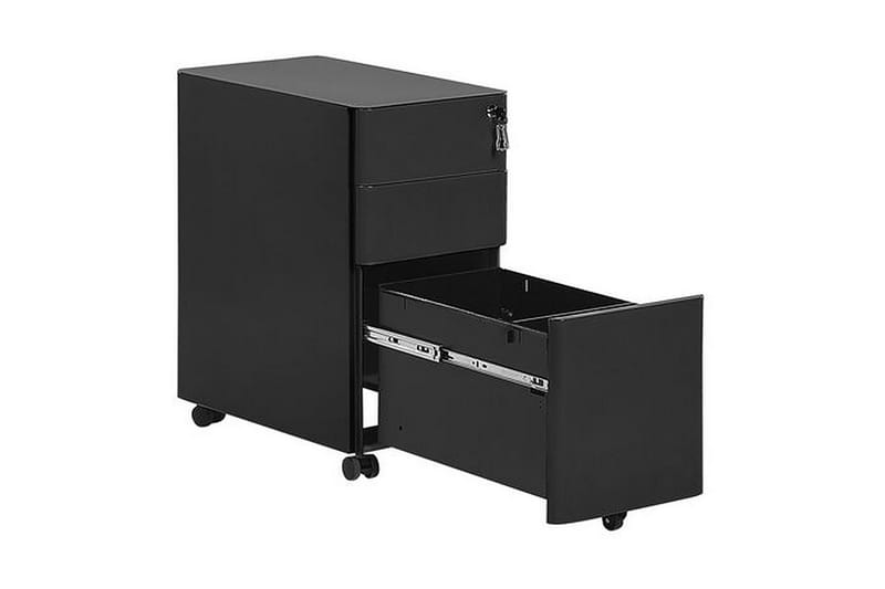 Lubriano Kontorshurts 30x50 cm - Metall/Svart - Förvaring - Kontorsförvaring - Hurtsar