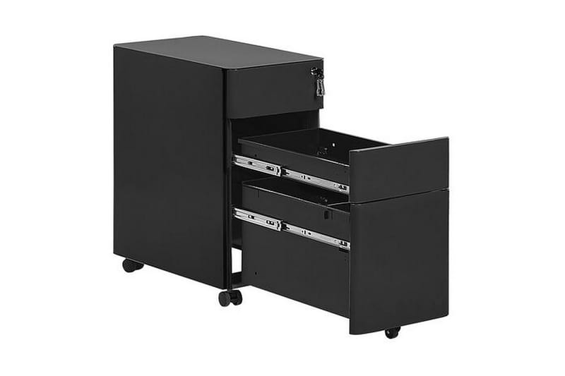 VISCARDO Kontorsskåp 30x50 cm Metall/Svart - Förvaring - Kontorsförvaring - Hurtsar