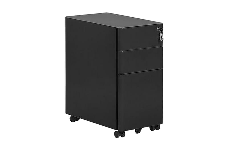 VISCARDO Kontorsskåp 30x50 cm Metall/Svart - Förvaring - Kontorsförvaring - Hurtsar