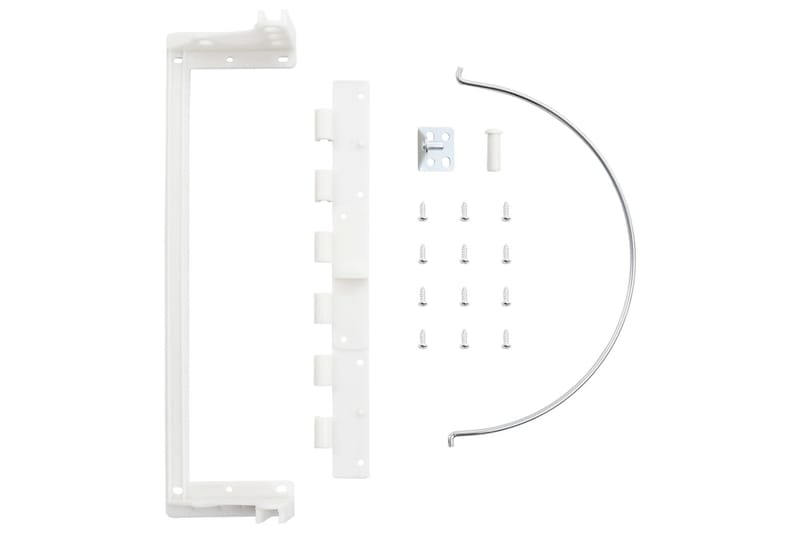 Inbyggd sophink plast 8 L - Vit - Förvaring - Kontorsförvaring - Papperskorg