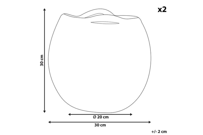 Korg Panjgur set om 2 Rosa - Rosa - Förvaring - Badrumsförvaring & tvättstuga inredning