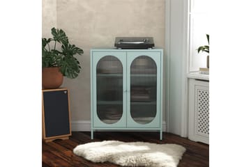 Medicinskåp Loft24 Skåp Luna 80x40x102 cm, Himmelsblå Light Blue,Blå - Förvaring - Skåp - Vitrinskåp