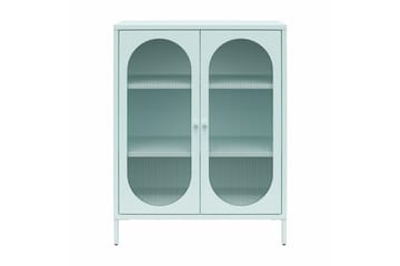 Medicinskåp Loft24 Skåp Luna 80x40x102 cm, Himmelsblå Light Blue,Blå - Förvaring - Skåp - Vitrinskåp