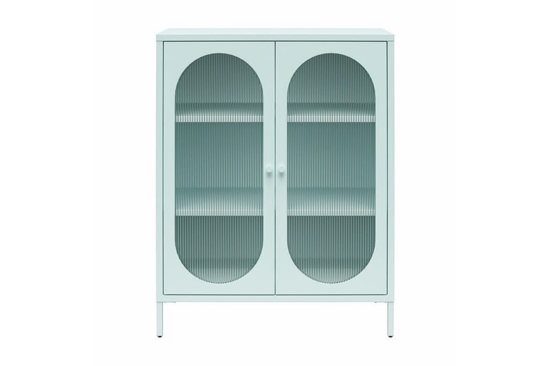 Medicinskåp Loft24 Skåp Luna 80x40x102 cm, Himmelsblå Light Blue,Blå - Förvaring - Skåp