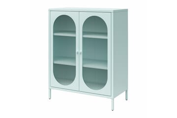 Medicinskåp Loft24 Skåp Luna 80x40x102 cm, Himmelsblå Light Blue,Blå - Förvaring - Skåp - Vitrinskåp