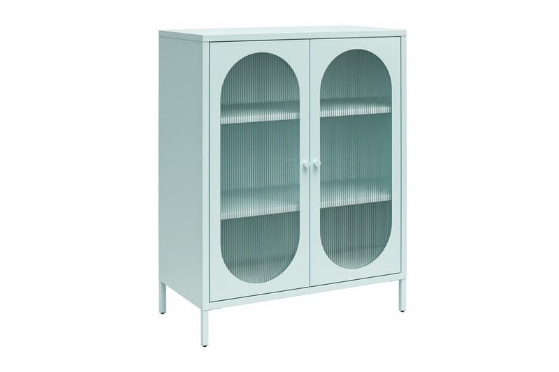 Medicinskåp Loft24 Skåp Luna 80x40x102 cm, Himmelsblå Light Blue,Blå