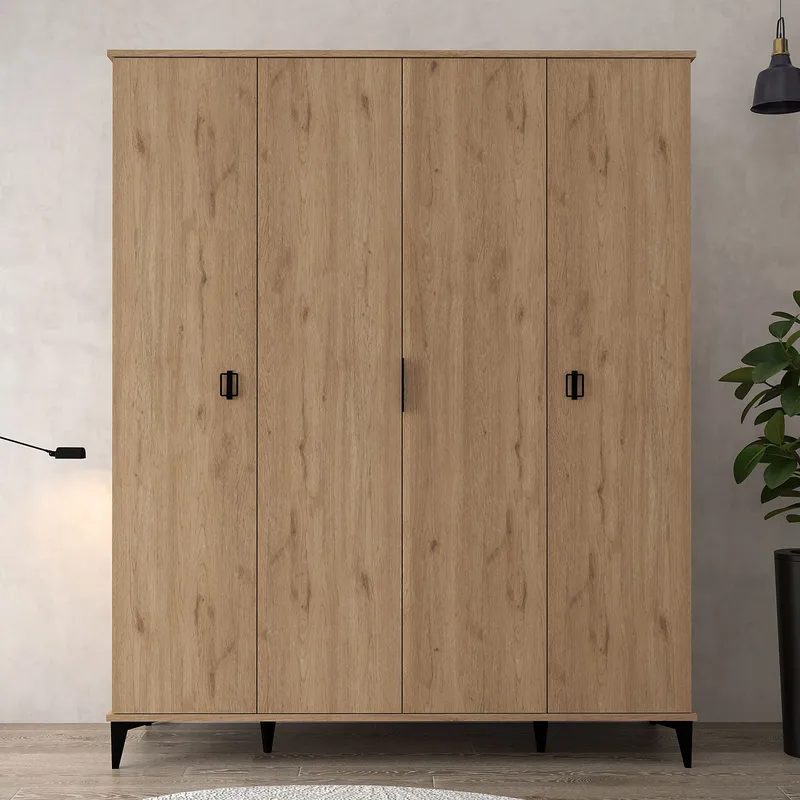 Addeva Garderob 164x200x52 cm, Sapphire Oak
