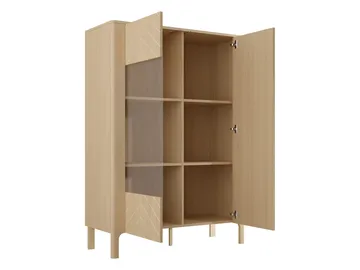 Aggarwal Vitrinskåp 103 cm med Belysning - Förvaring - Skåp - Vitrinskåp