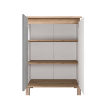 Avero Multifunktionsskåp 69,7x97x40 cm - Vit ek grå - Förvaring - Skåp - Köksskåp