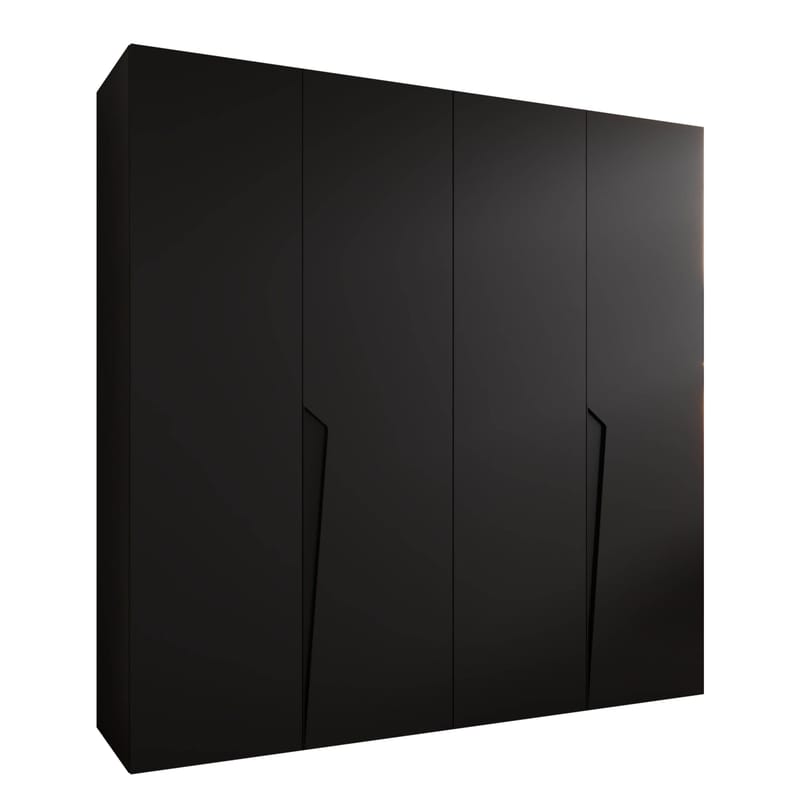 Barile Garderob 200 cm, svart