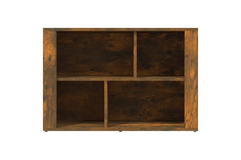 beBasic Förvaringsskåp rökfärgad ek 80x30x54 cm konstruerat trä - Förvaring - Skåp - Vitrinskåp