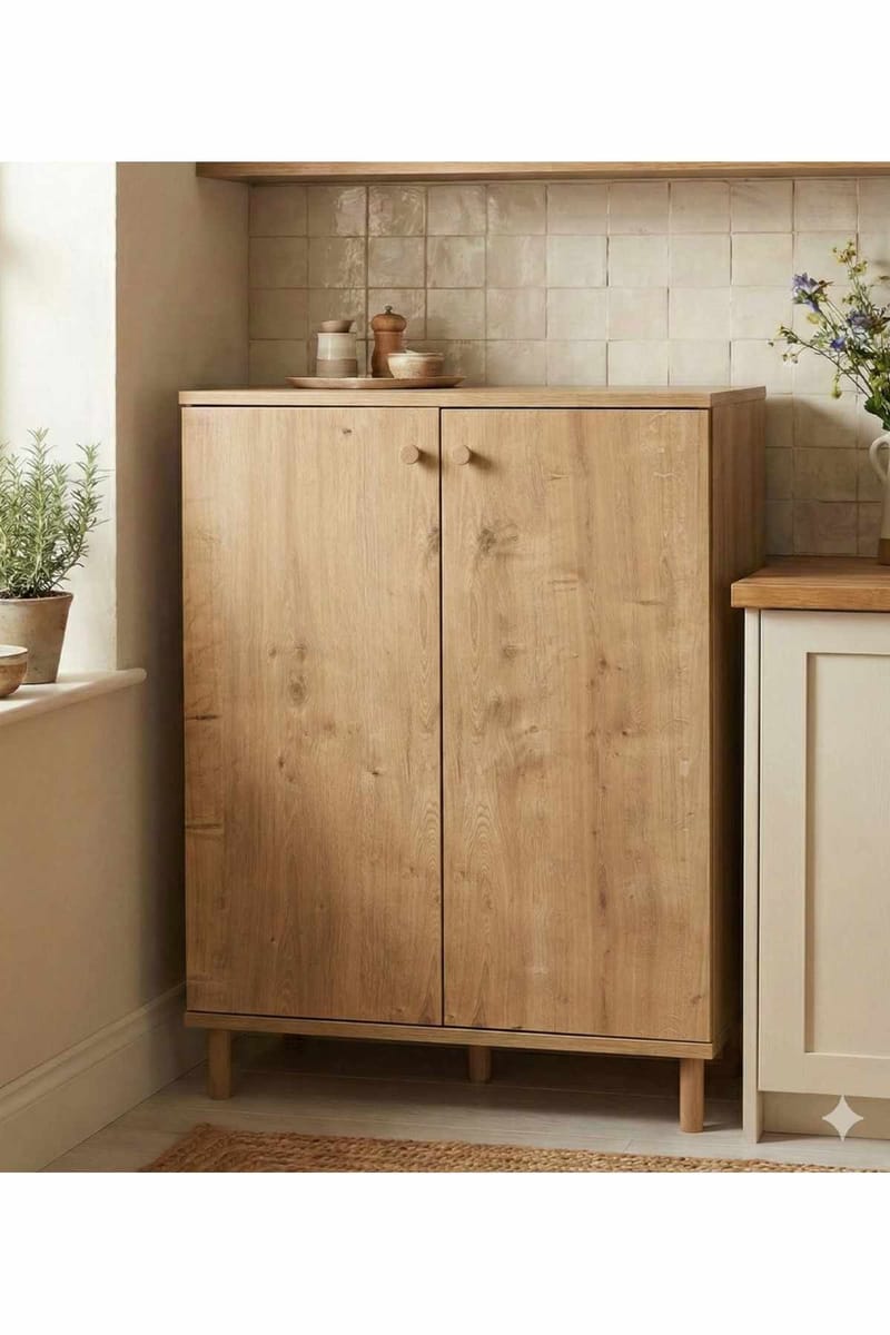 Belvo Multifunktionsskåp 60x85x30 cm - Sapphire Oak - Förvaring - Skåp - Köksskåp