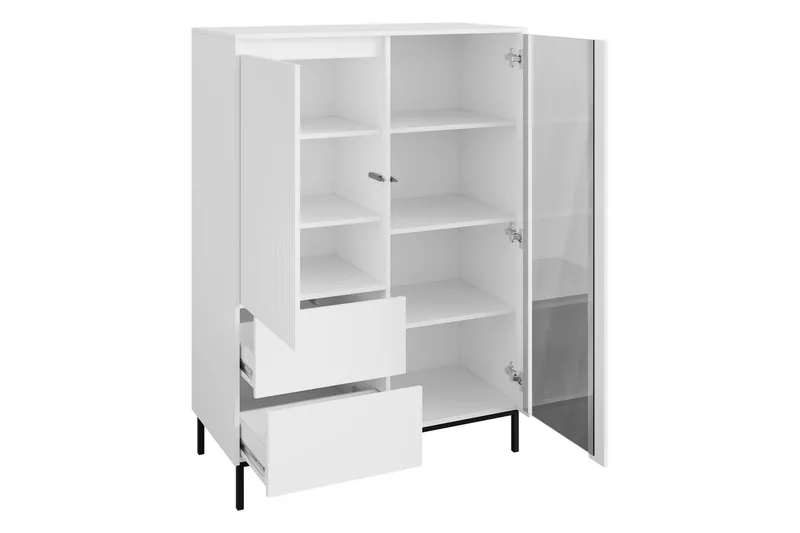 Bjurholm Vitrinskåp 104x146 cm - Beige - Förvaring - Skåp - Vitrinskåp