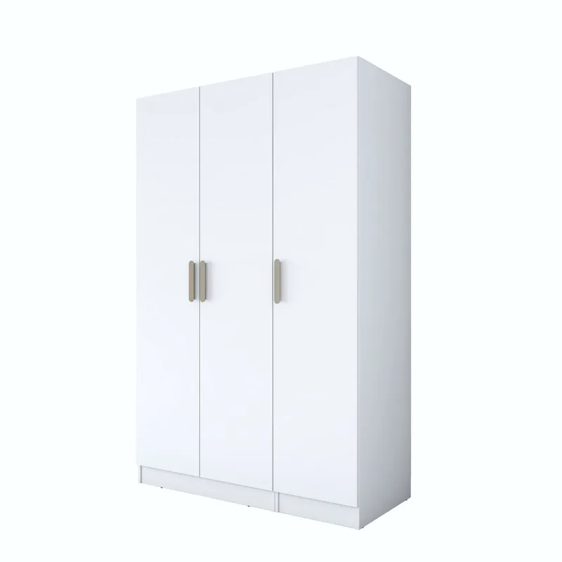 Bralen Garderob 135x210x57,5 cm, Vit