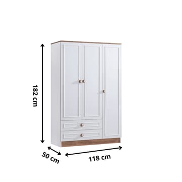 Chaing Garderob 118 cm - Förvaring - Skåp - Garderobsskåp