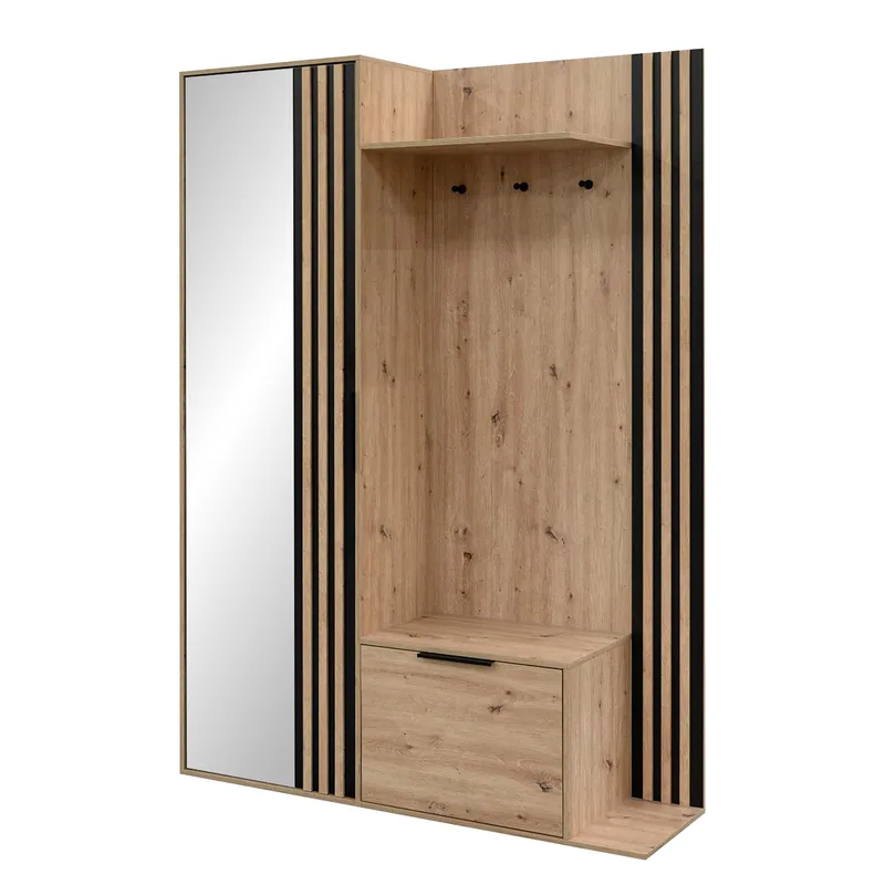 Cinerea Hallmöbel 140 cm, brun, svart