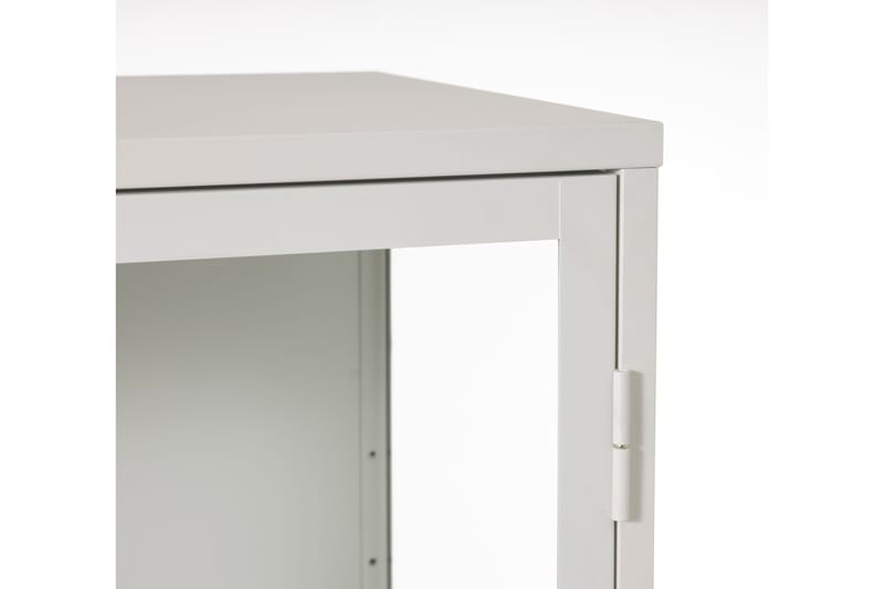 Cybella Vitrinskåp 90x160 cm - White - Förvaring - Skåp - Vitrinskåp