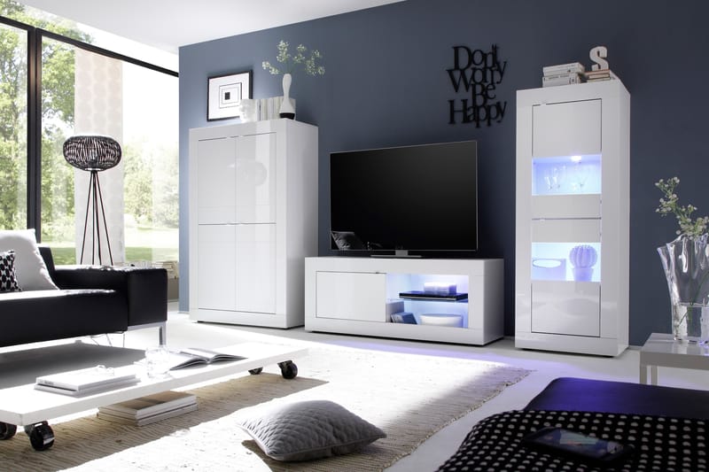 DINAMI Highboard 102 Vit - Förvaring - Skåp