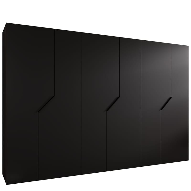 Eikra Garderob 300 cm, svart