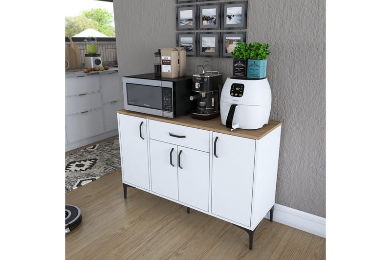 Eligius Underskåp - Vit/Valnöt - Förvaring - Skåp - Köksskåp