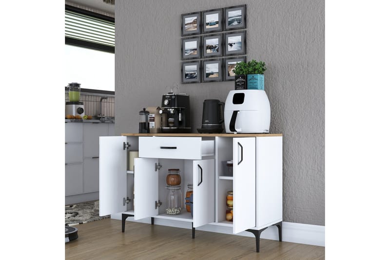 Eligius Underskåp - Vit/Valnöt - Förvaring - Skåp - Köksskåp