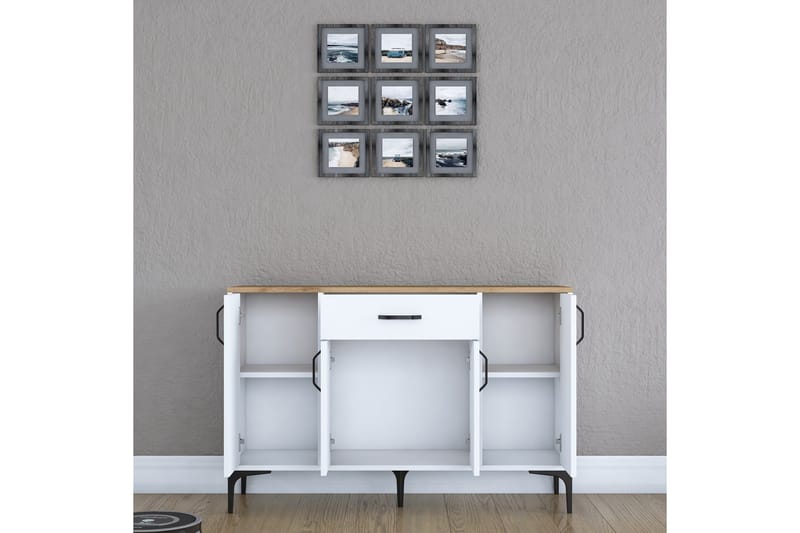 Eligius Underskåp - Vit/Valnöt - Förvaring - Skåp - Köksskåp