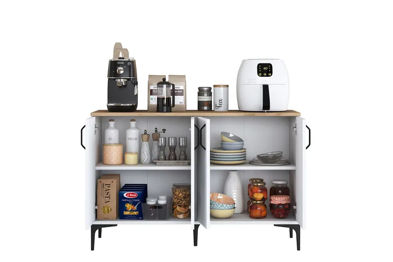 Eligius Underskåp - Vit/Valnöt - Förvaring - Skåp - Köksskåp