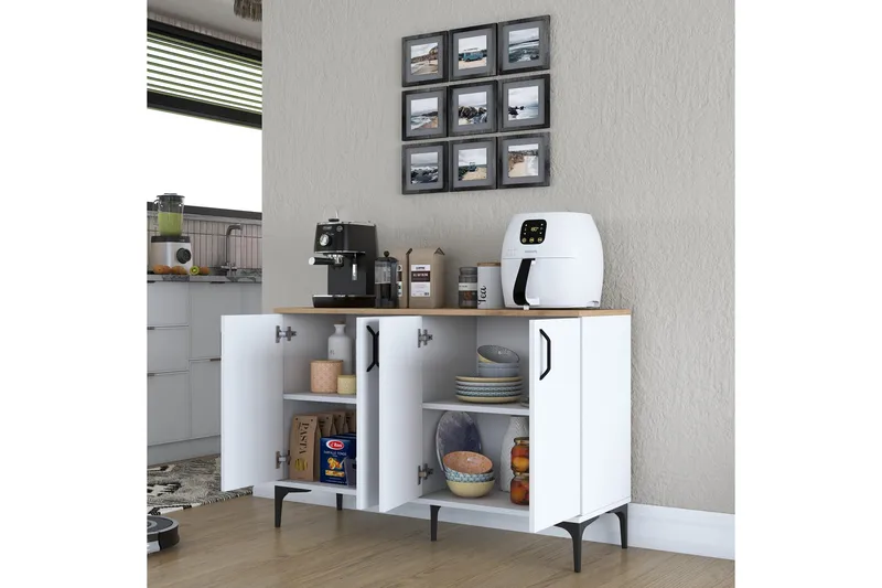 Eligius Underskåp - Vit/Valnöt - Förvaring - Skåp - Köksskåp