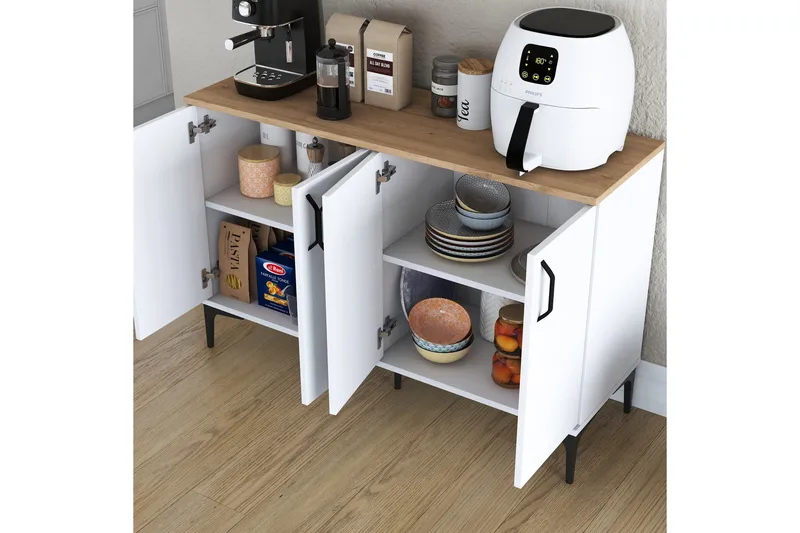 Eligius Underskåp - Vit/Valnöt - Förvaring - Skåp - Köksskåp