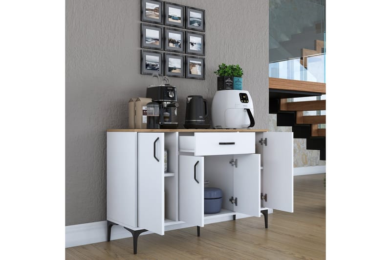 Eligius Underskåp - Vit/Valnöt - Förvaring - Skåp - Köksskåp