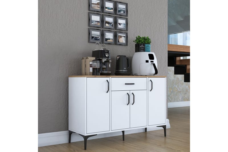 Eligius Underskåp - Vit/Valnöt - Förvaring - Skåp - Köksskåp