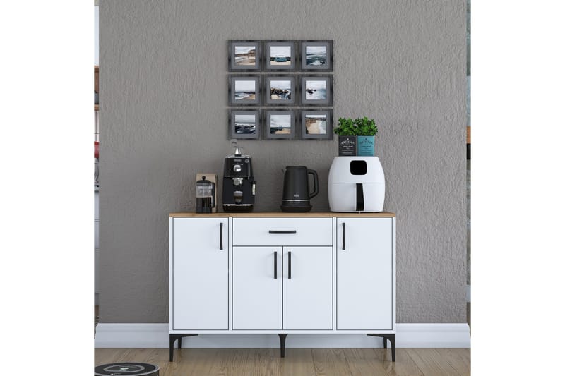 Eligius Underskåp - Vit/Valnöt - Förvaring - Skåp - Köksskåp