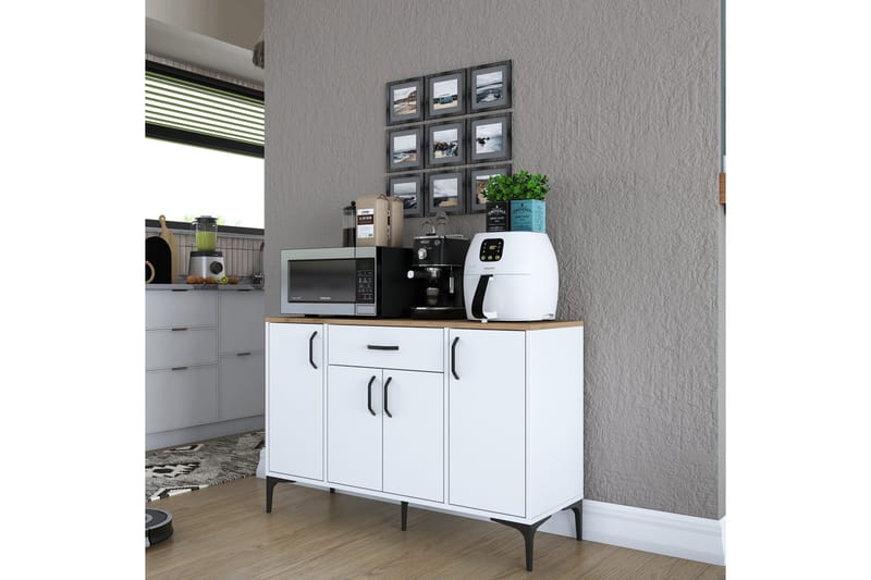 Eligius Underskåp - Vit/Valnöt - Förvaring - Skåp - Köksskåp