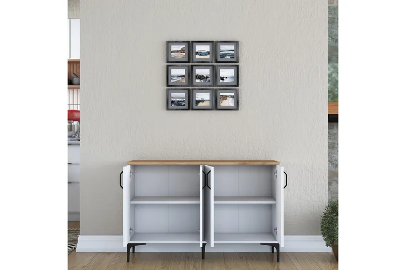 Eligius Underskåp - Vit/Valnöt - Förvaring - Skåp - Köksskåp