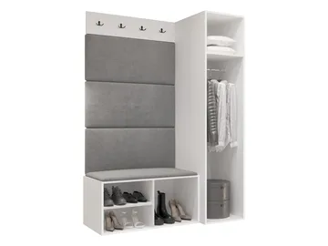 Farosa Hallmöbelset 124x191 cm - Valnöt + Manila 26 - Förvaring - Skåp - Garderobsskåp