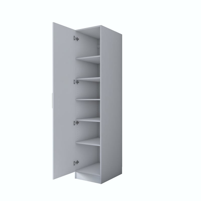 Fenvik Garderob 45x210x57,5 cm - Vit - Förvaring - Skåp - Garderobsskåp