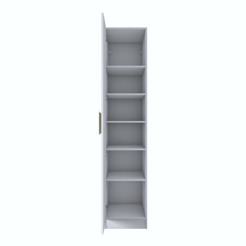 Fenvik Garderob 45x210x57,5 cm - Vit - Förvaring - Skåp - Garderobsskåp