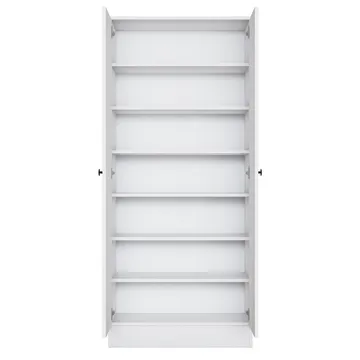 Fenvik Hallställ 80x182,8x37,5 cm - Vit - Förvaring - Skåp - Garderobsskåp