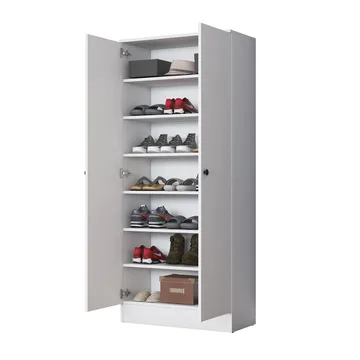 Fenvik Hallställ 80x182,8x37,5 cm - Vit - Förvaring - Skåp - Garderobsskåp