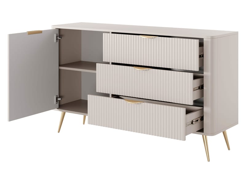 Forba Skänk 139 cm - vit - Förvaring - Skåp - Barskåp