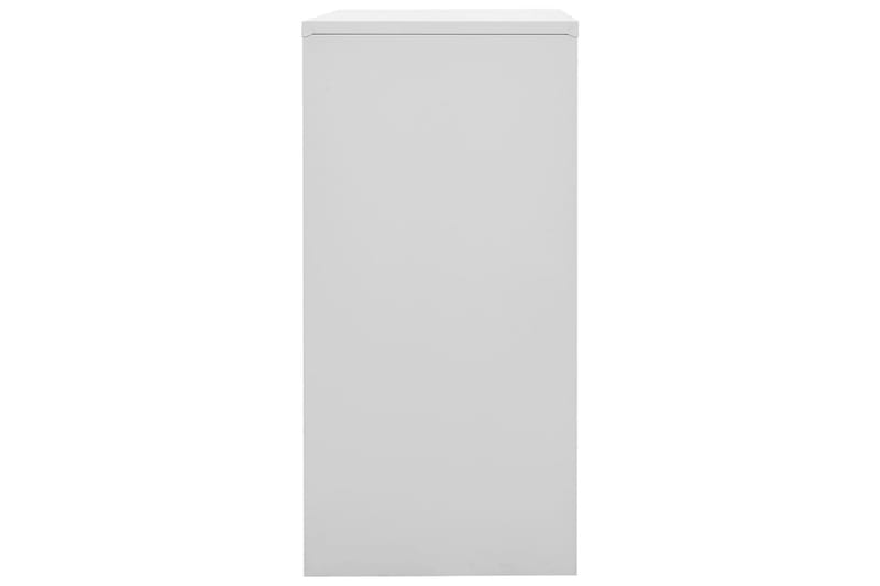 Förvaringsskåp 2 st ljusgrå och blå 90x45x92,5 cm stål - Grå - Förvaring - Skåp