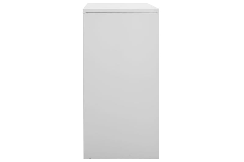 Förvaringsskåp 5 st ljusgrå 90x45x92,5 cm stål - Grå - Förvaring - Skåp