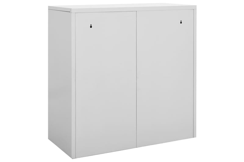 Förvaringsskåp 5 st ljusgrå 90x45x92,5 cm stål - Grå - Förvaring - Skåp