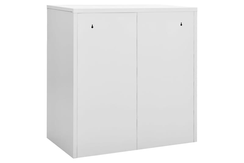 Förvaringsskåp 5 st ljusgrå 90x45x92,5 cm stål - Grå - Förvaring - Skåp