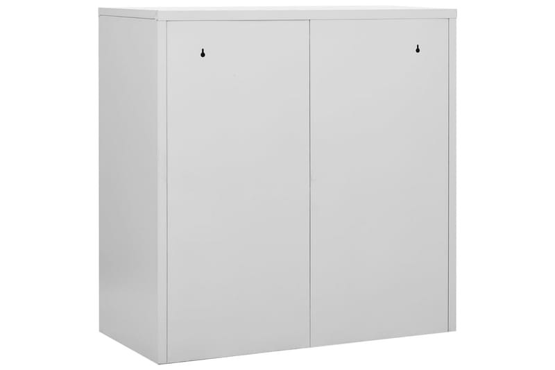 Förvaringsskåp 5 st ljusgrå och grön 90x45x92,5 cm stål - Grå - Förvaring - Skåp